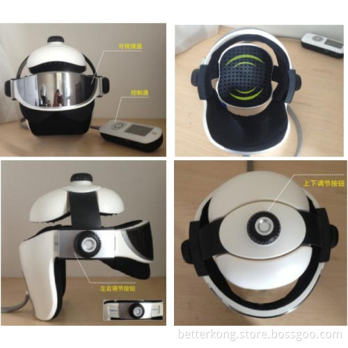 2014 new product heating air pressure head and eye massager